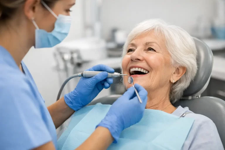 Dental Cleaning for Seniors Made Comfortable