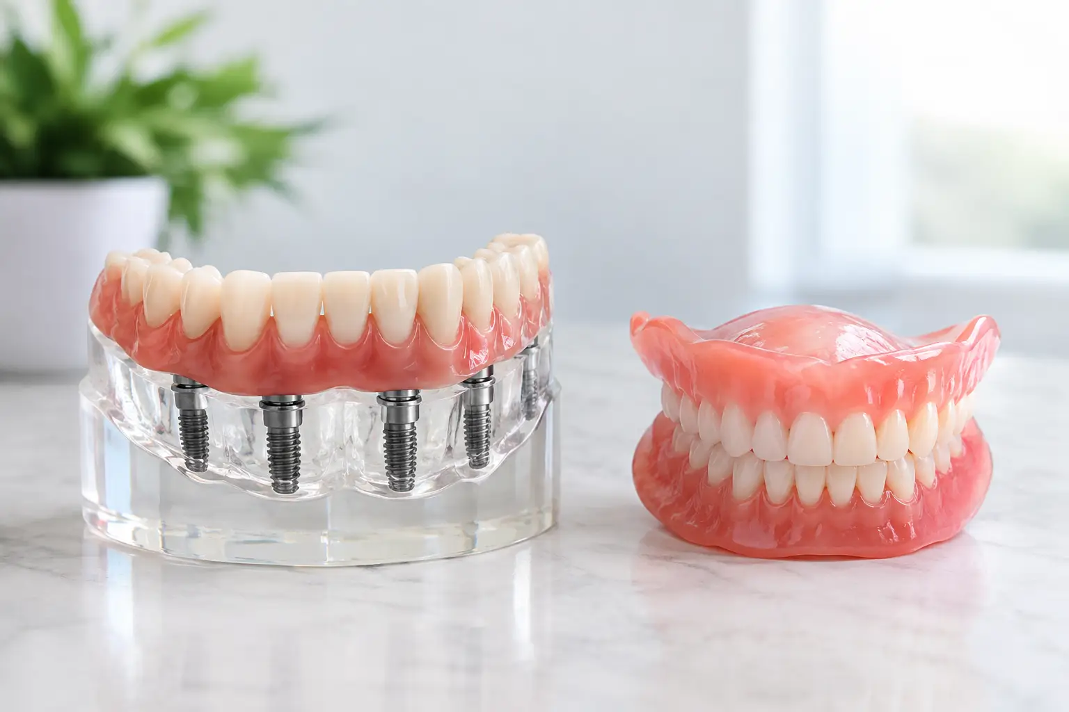 Implant Dentures Versus Conventional Dentures