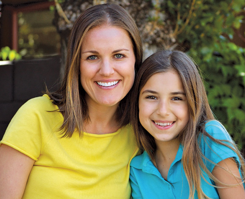 mother and daughter