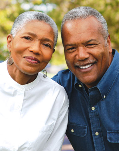 smiling couple